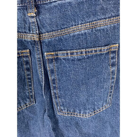 Cat & Jack Girls Relaxed Straight Jeans - Size 14 Blue Denim Made in Vietnam - Picture 4 of 6